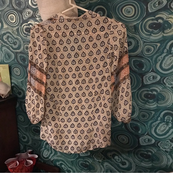 Tolani bohemian silk top - Picture 2 of 5